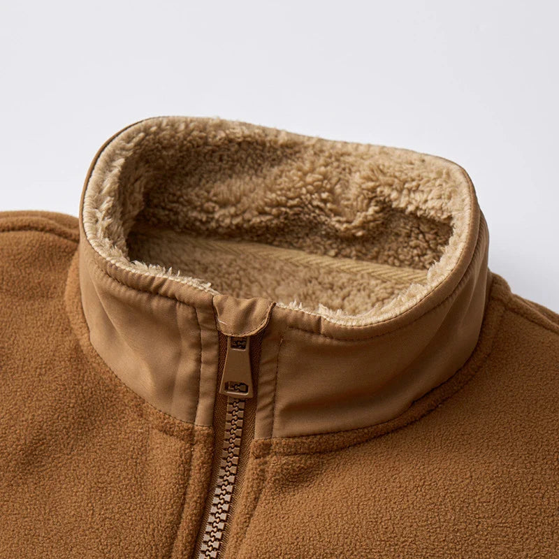Gemütliche fleecegefütterte Jacke