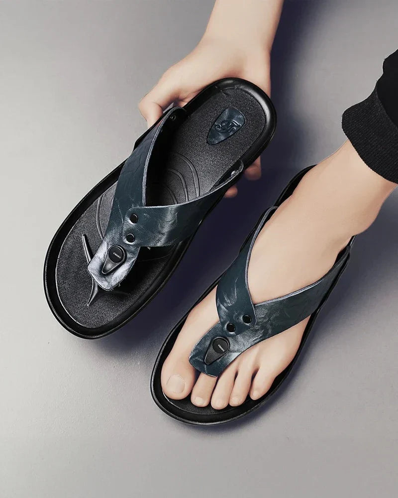 Elegante Leder Sandalen