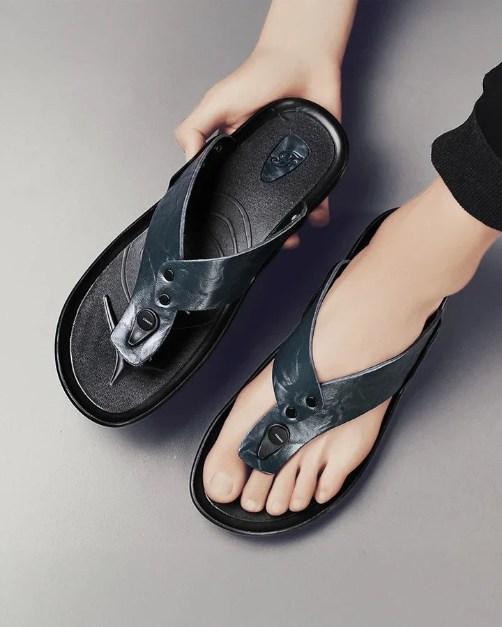 Elegante Leder Sandalen