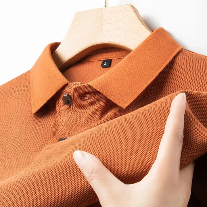 Lässiges Baumwoll-Poloshirt