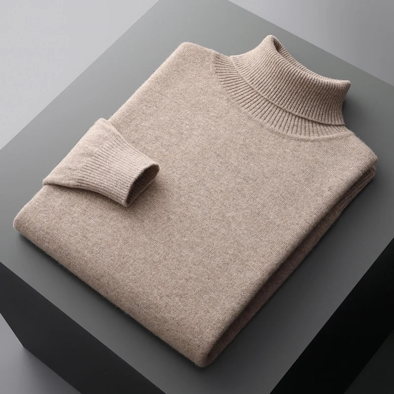Monaco Merinowolle Rollkragenpullover