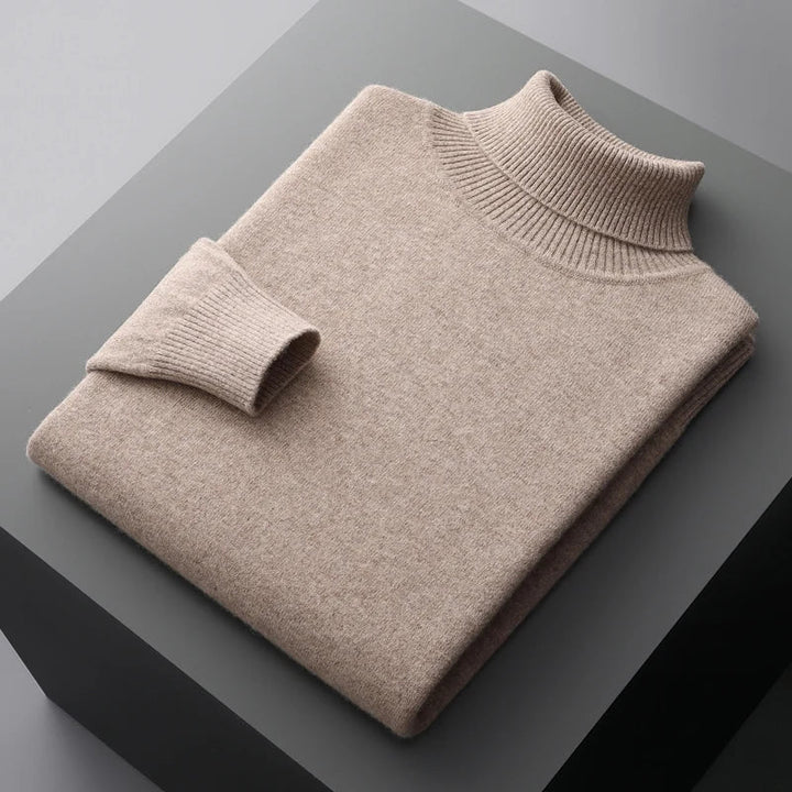 Monaco Merinowolle Rollkragenpullover