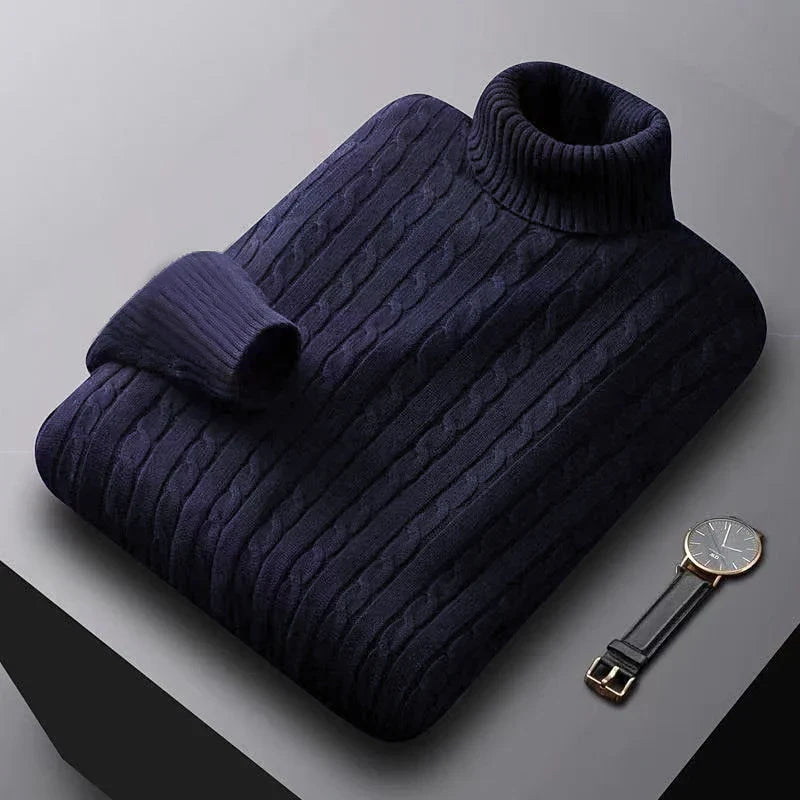 Premium Herren Rollkragenpullover
