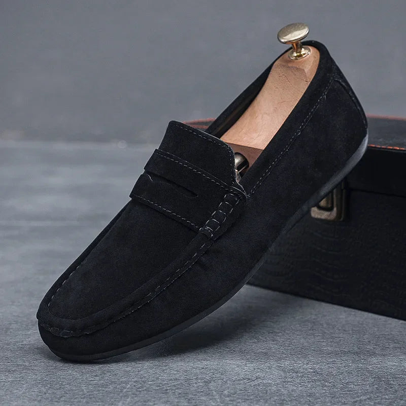 Leichte Wildleder Slipper