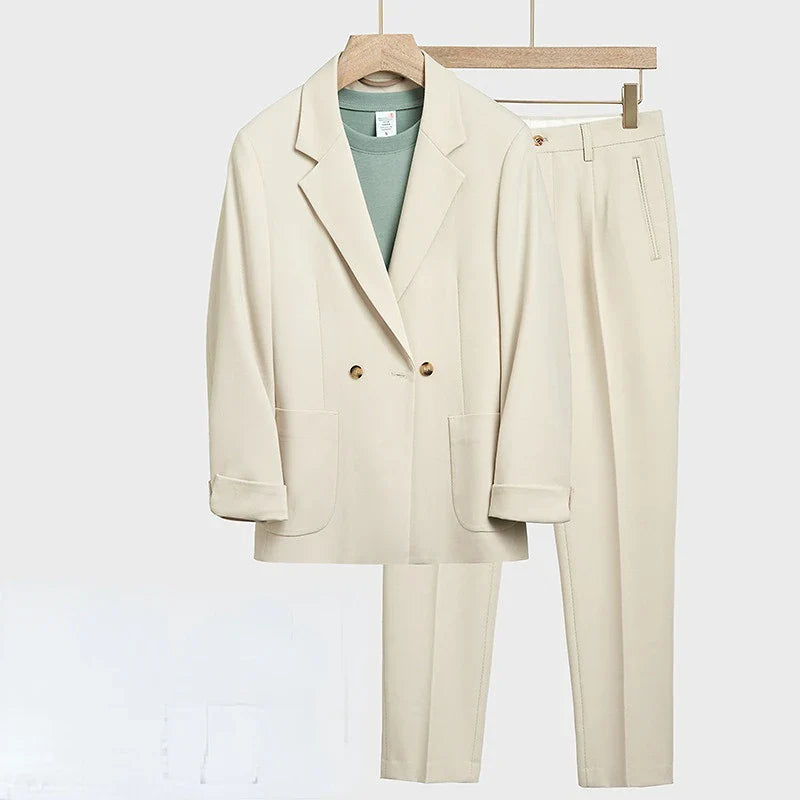 Elegante lässige Herrenset