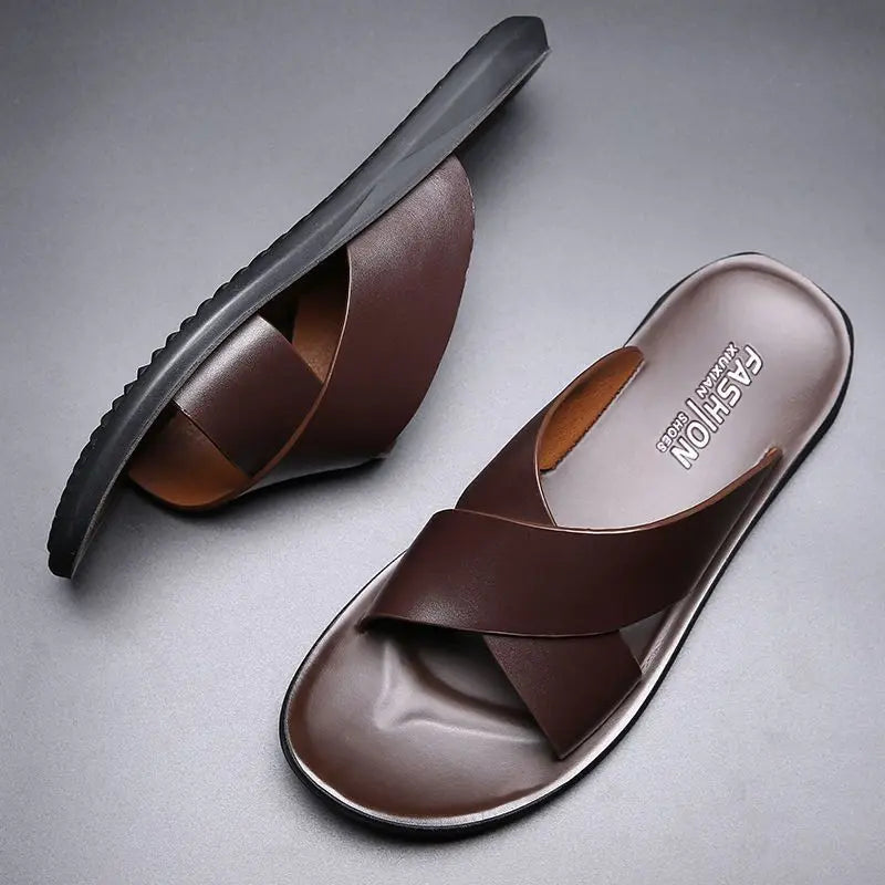 Elegante Leder Sandalen