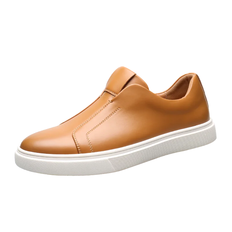 Lässige Leder Slipper