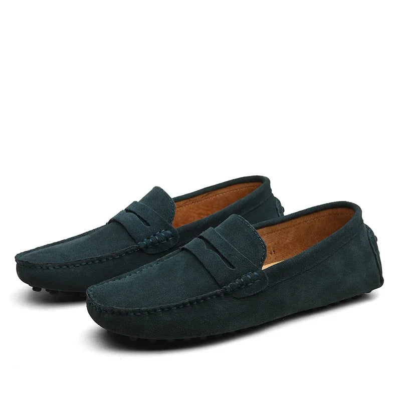 Lässige Wildleder Slipper