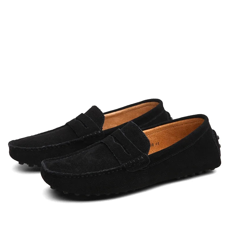 Lässige Wildleder Slipper