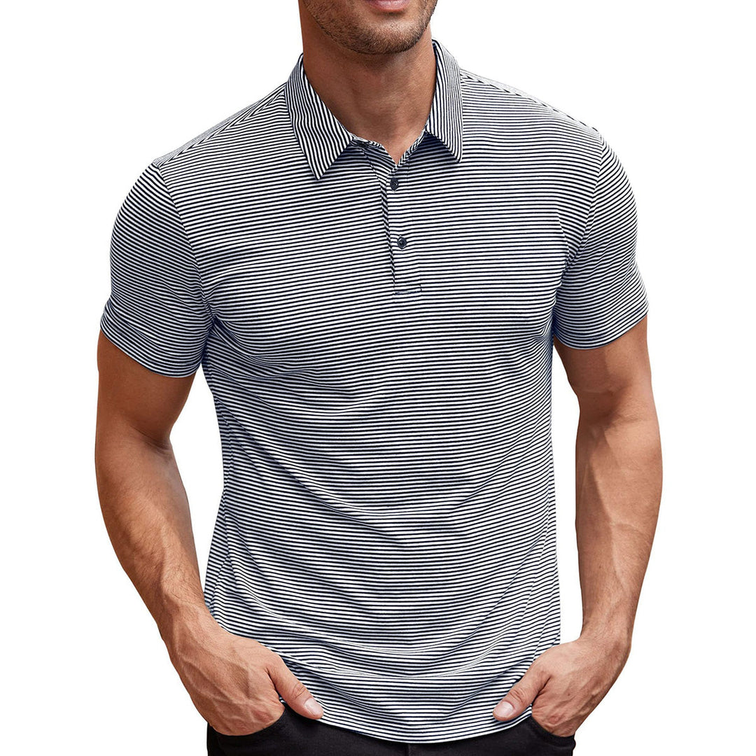 Gestreiftes Poloshirt