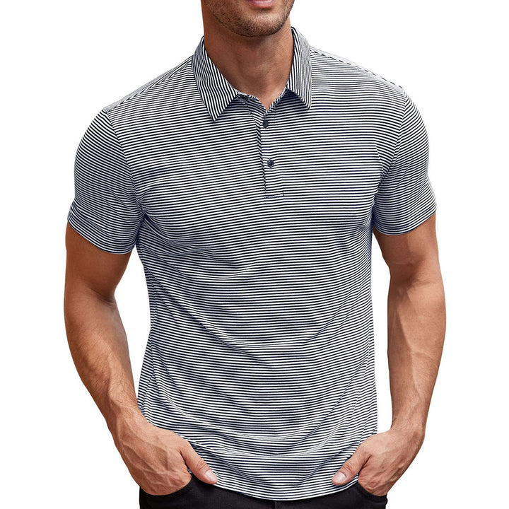 Gestreiftes Poloshirt