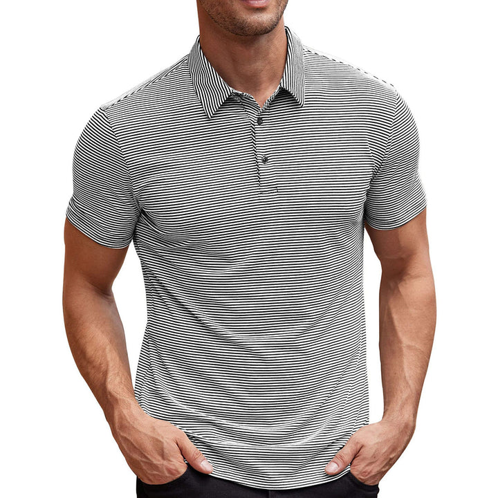 Gestreiftes Poloshirt