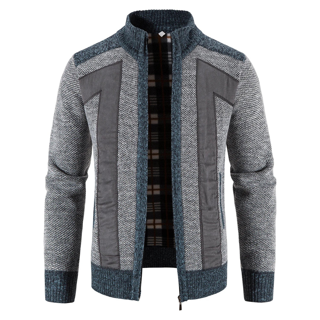 Eleganter Strickcardigan mit Reißverschluss