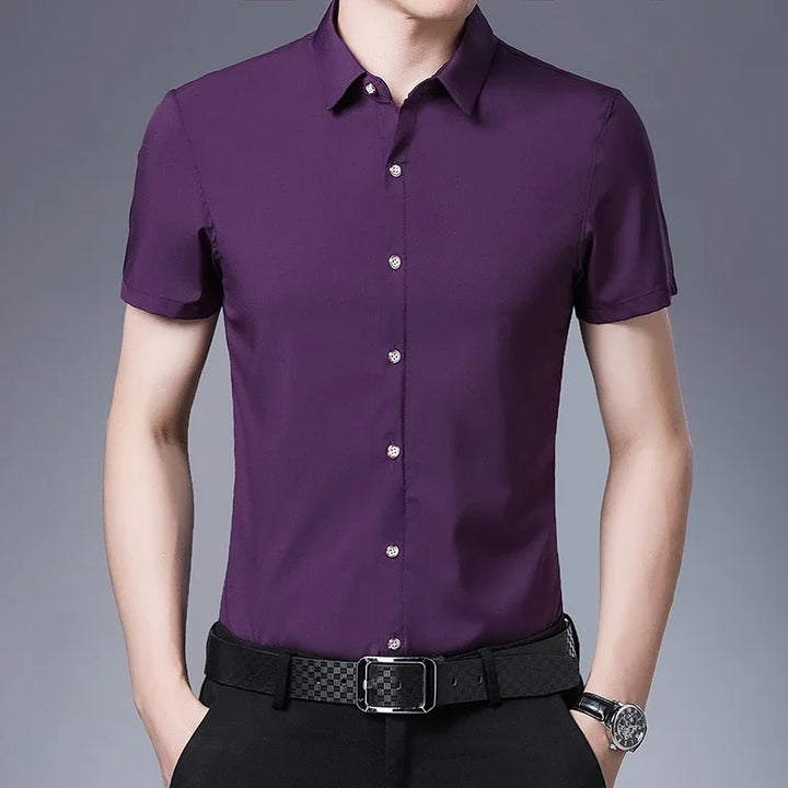 Business Casual Hemd mit kurzen Ärmeln