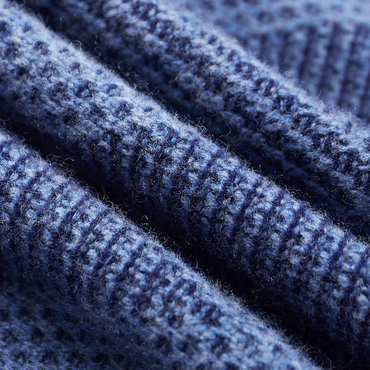 Cuzco Kaschmirpullover mit hohem Kragen
