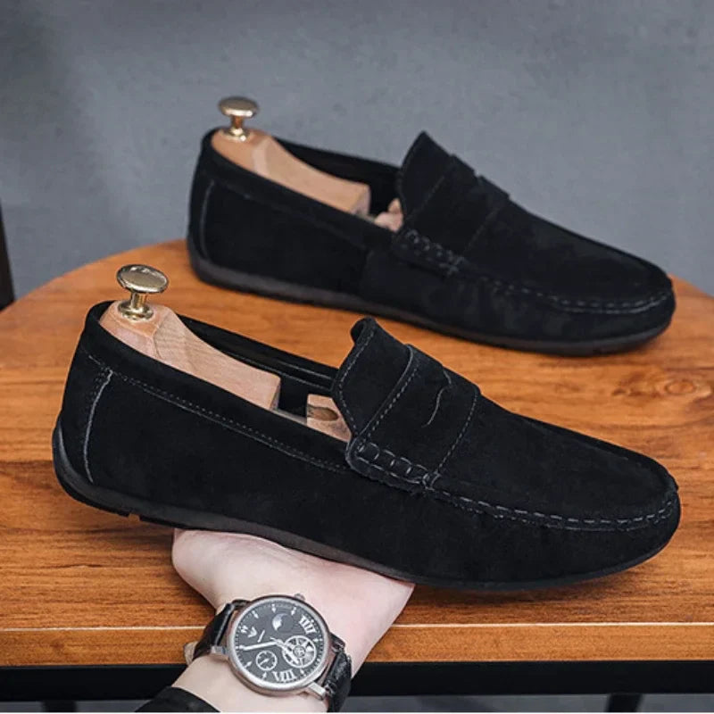 Leichte Wildleder Slipper