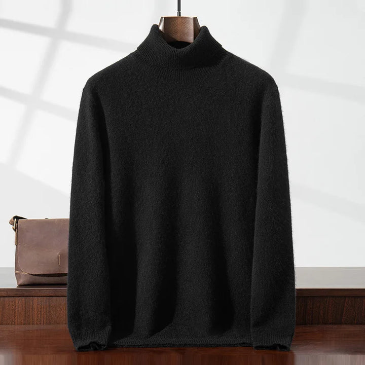 Eleganter Kaschmirrollkragenpullover