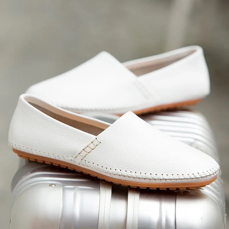 Leichte Leder Slipper