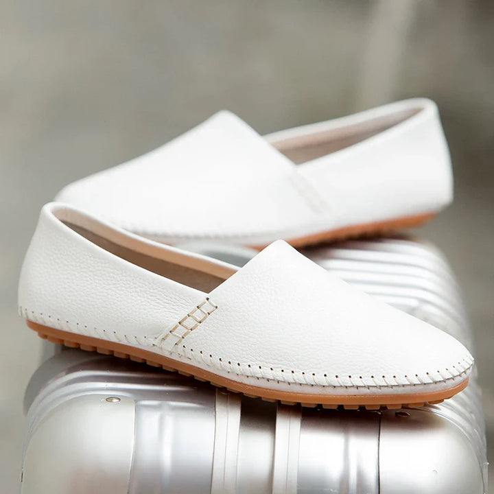Leichte Leder Slipper