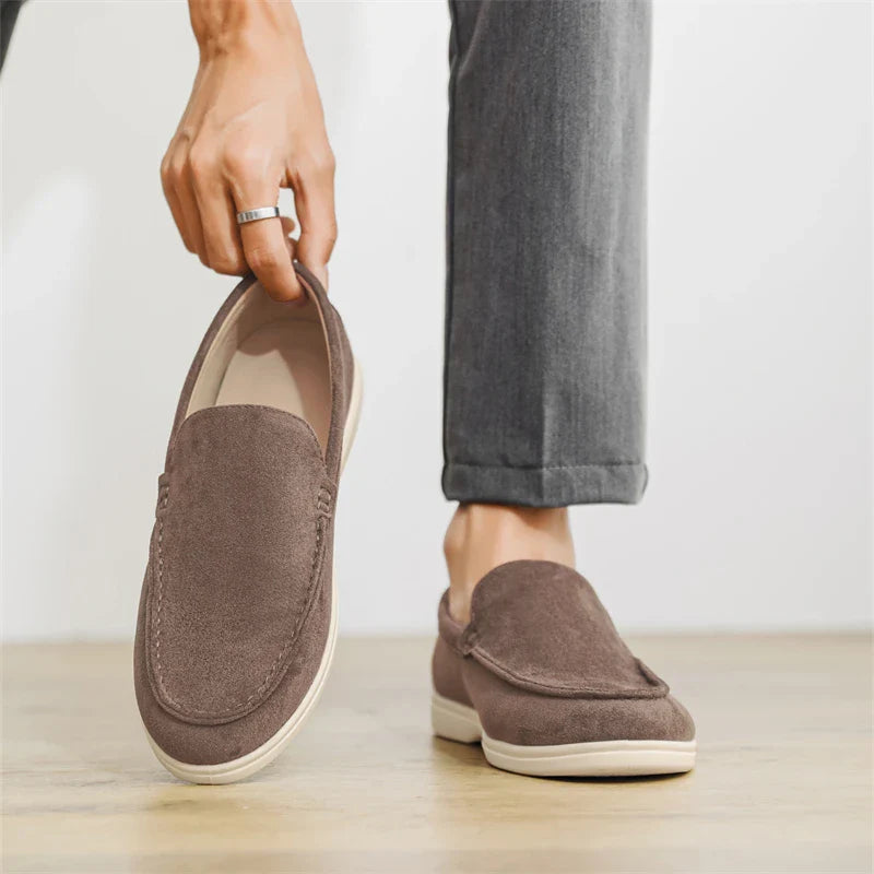 Lässige Wildleder Slipper