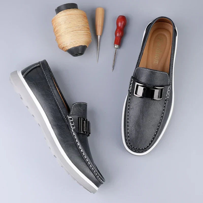 Luxe Leder Loafers