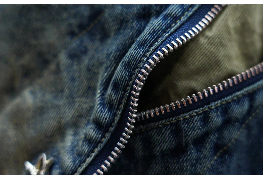 Laurent™ | Baggy-Jeans mit Gürtel
