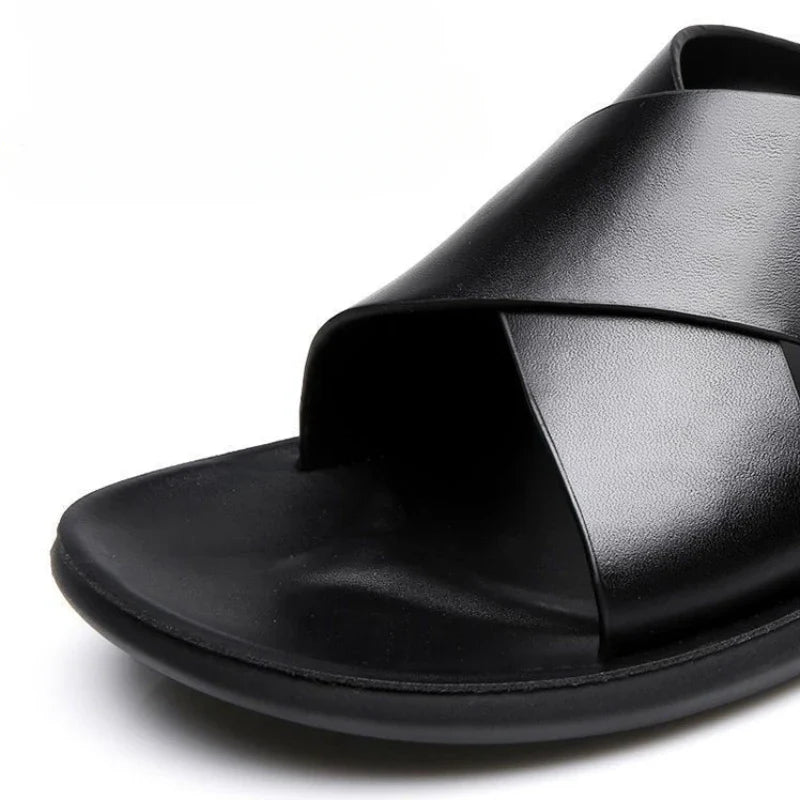 Elegante Leder Sandalen