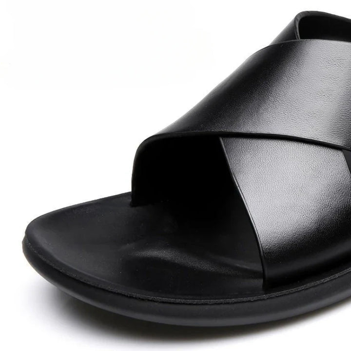 Elegante Leder Sandalen