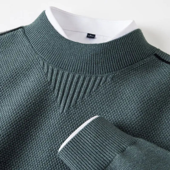 Eleganter Jacquardpullover