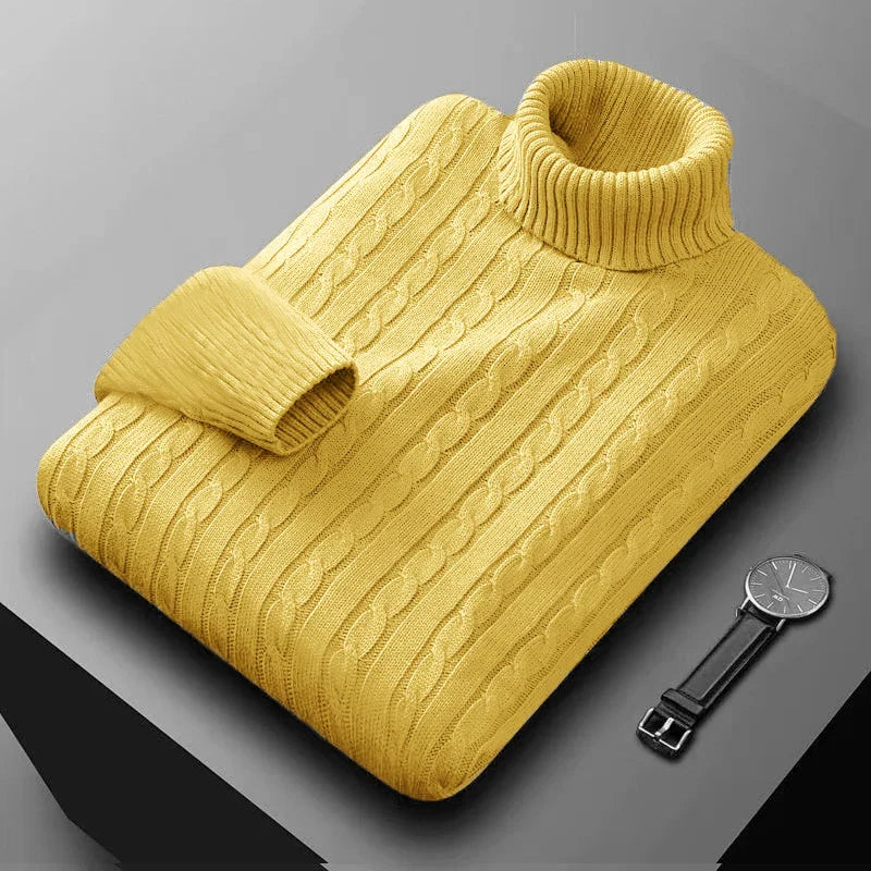Premium Herren Rollkragenpullover
