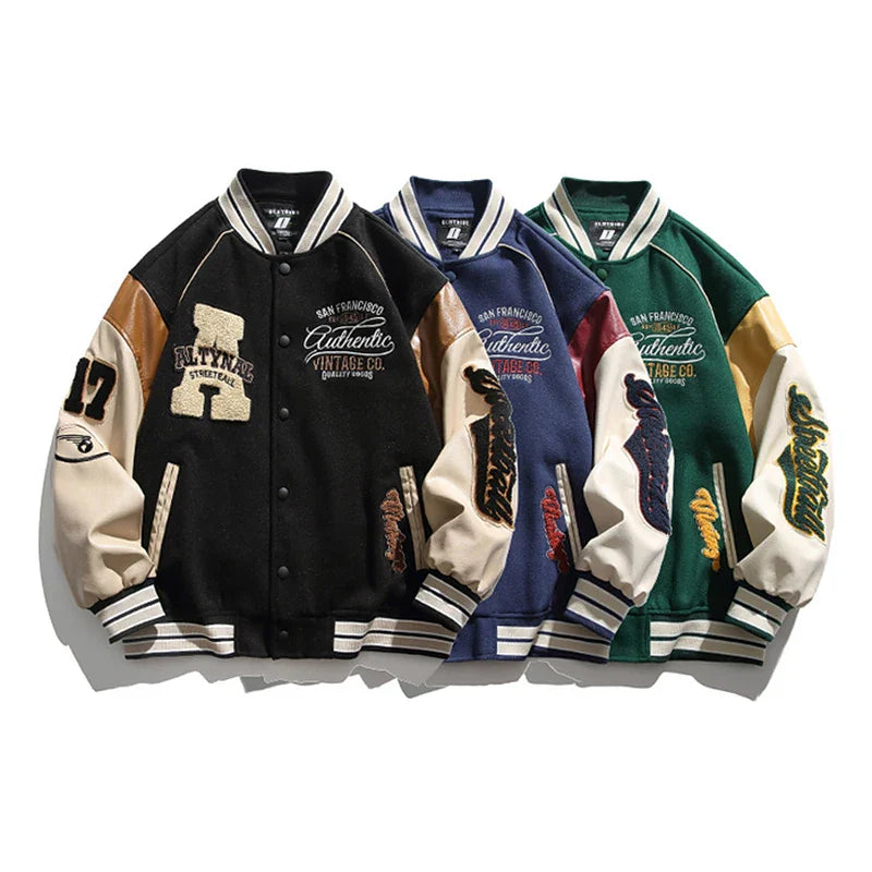 Herren Baseballjacke
