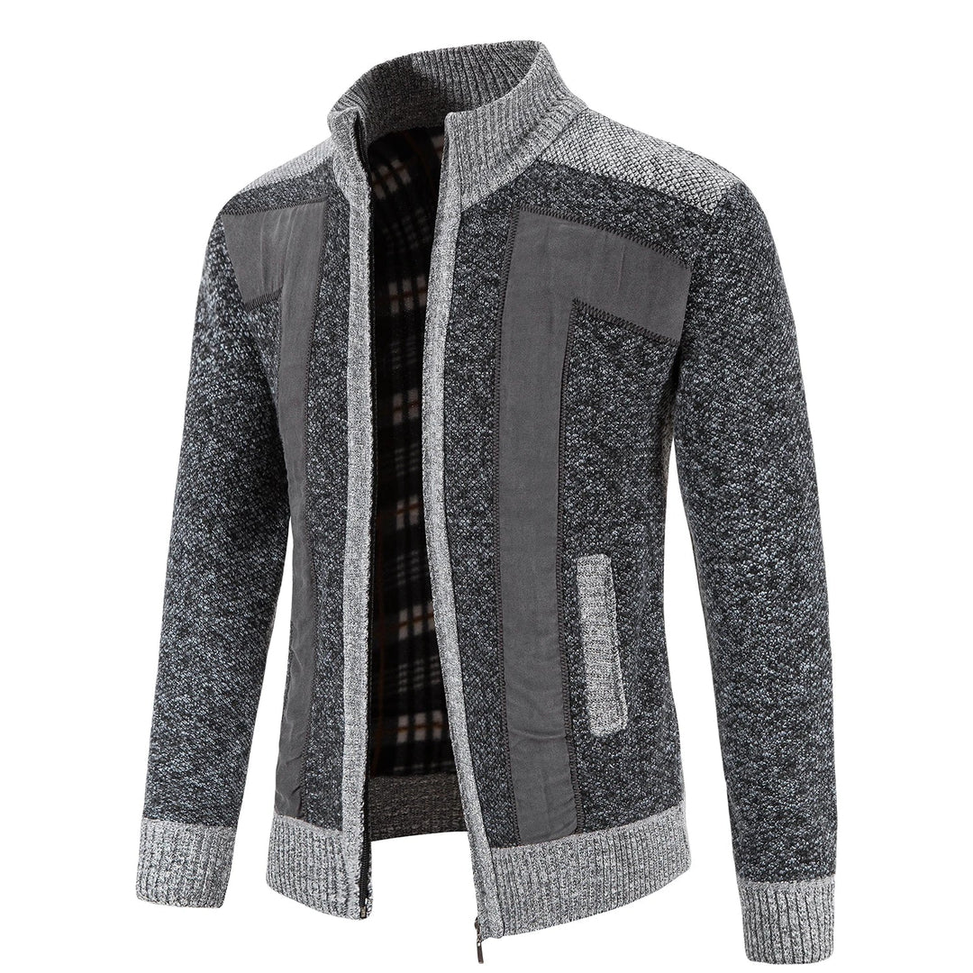 Eleganter Strickcardigan mit Reißverschluss