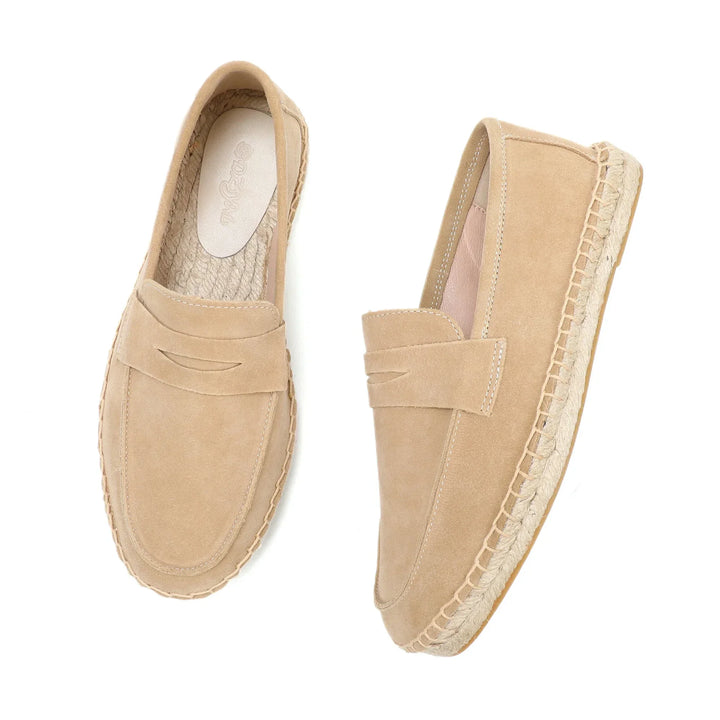 Elegante Wildleder-Espadrilles