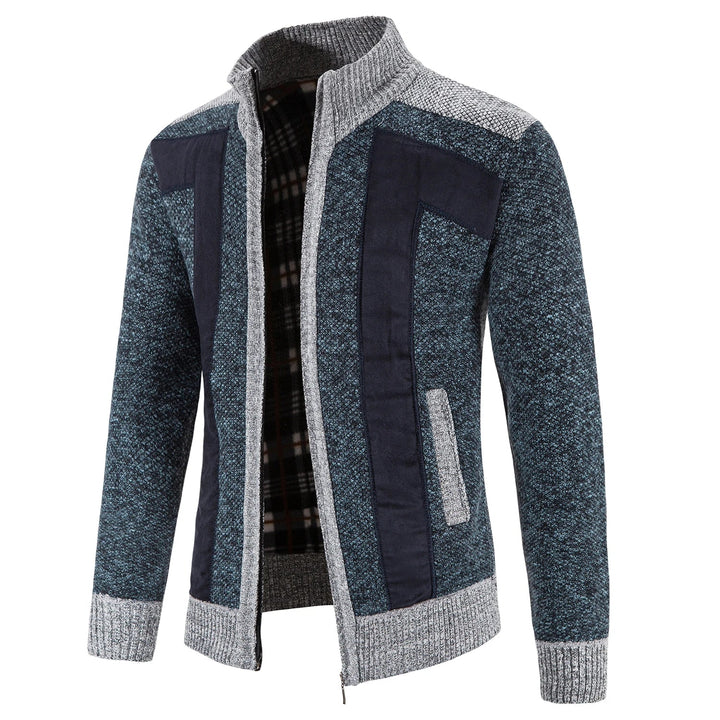 Eleganter Strickcardigan mit Reißverschluss