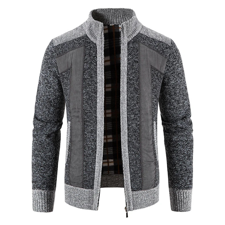 Eleganter Strickcardigan mit Reißverschluss