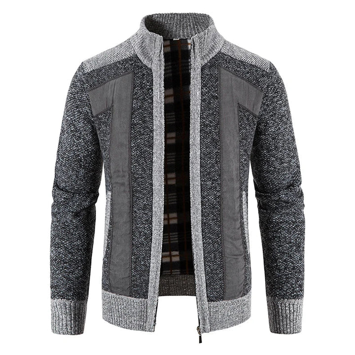 Eleganter Strickcardigan mit Reißverschluss