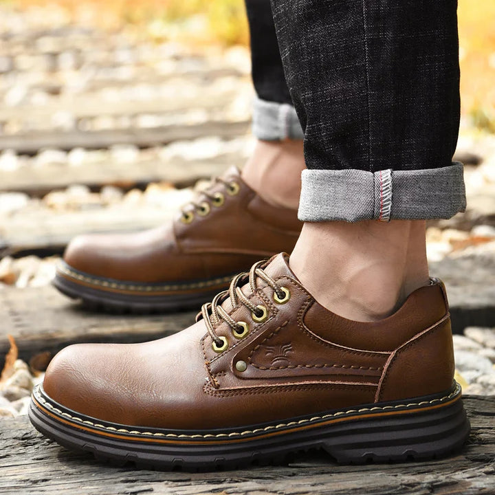 Britische Stil Leder Oxford Schuhe