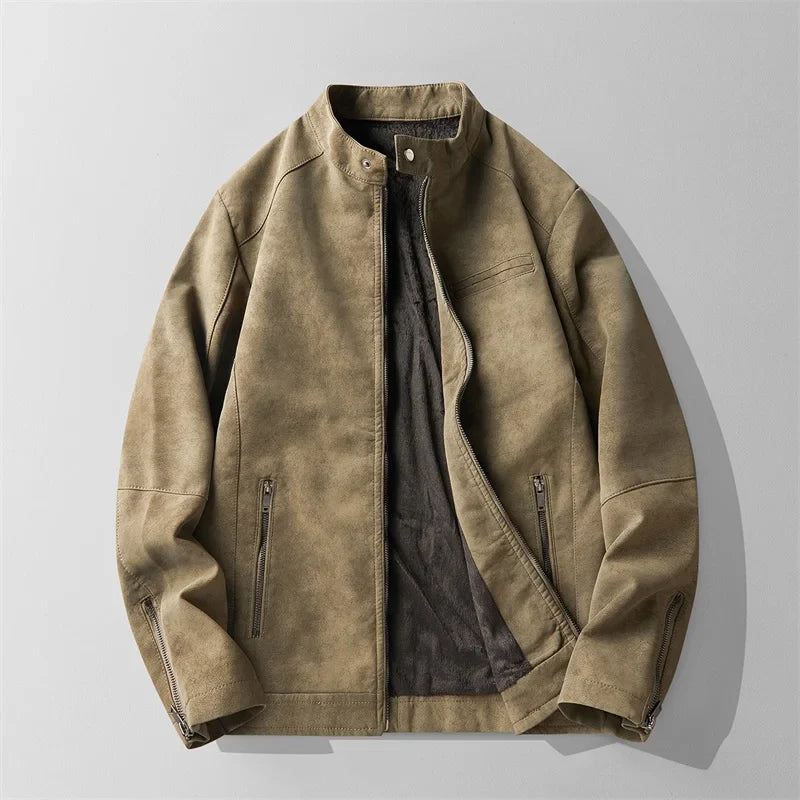 Elegante Lederjacke