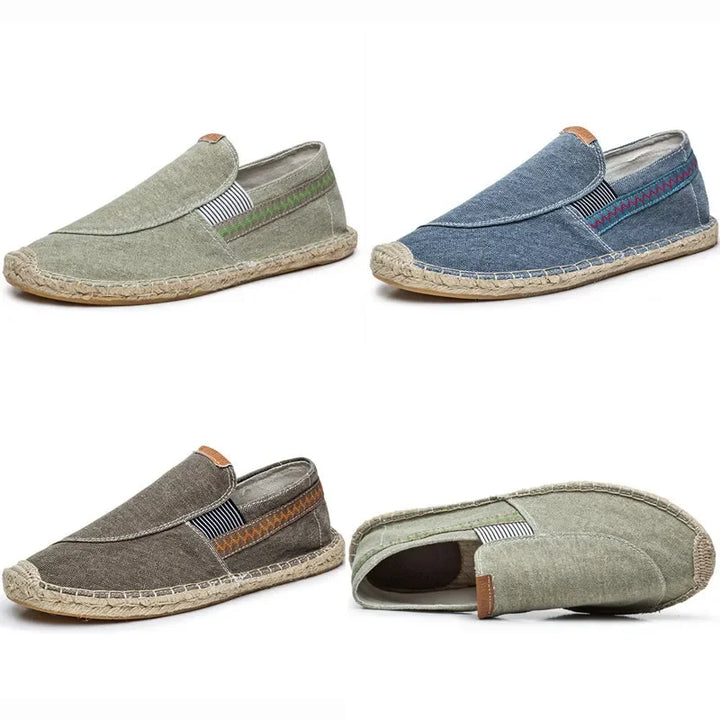 Elegante Leinen-Espadrilles