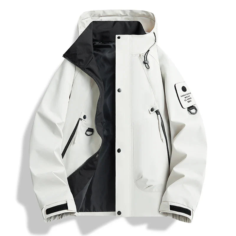 Elegante Tech Shell-Jacke