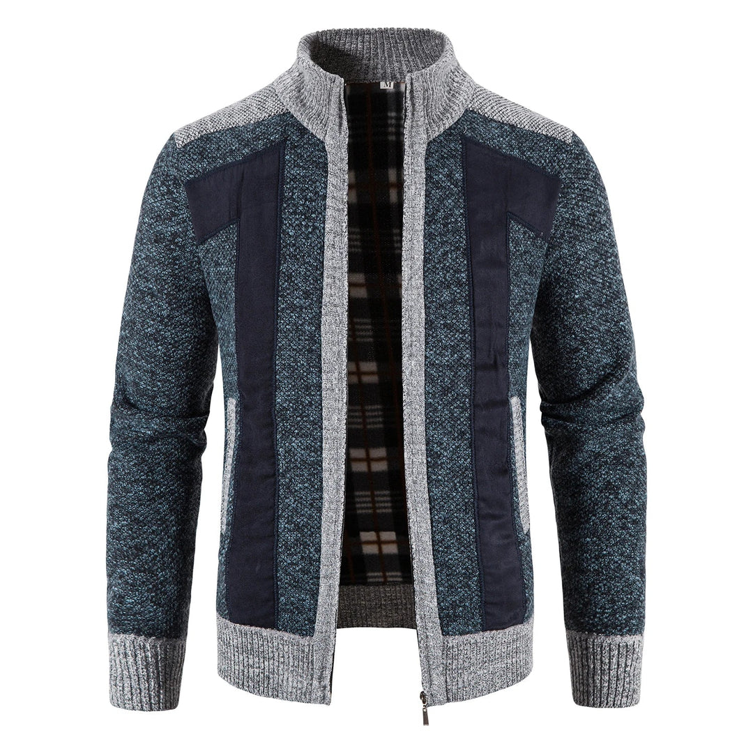 Eleganter Strickcardigan mit Reißverschluss