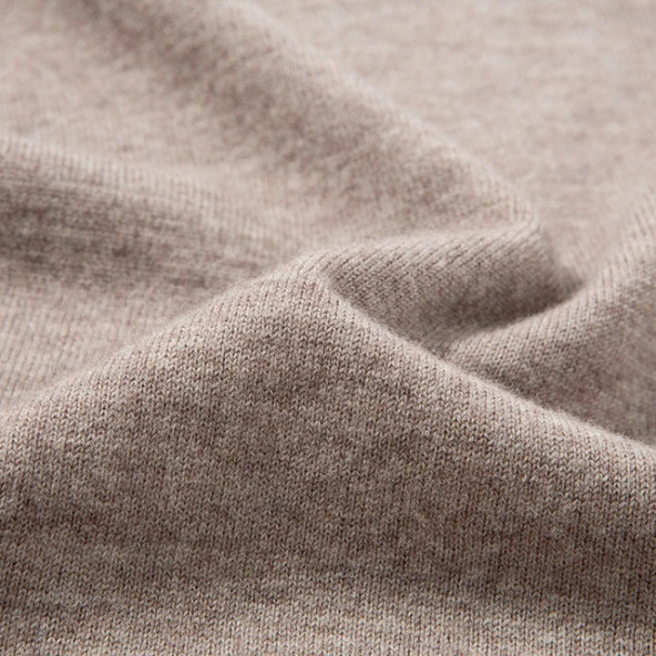 Australischer Merinowollpullover mit Reißverschluss