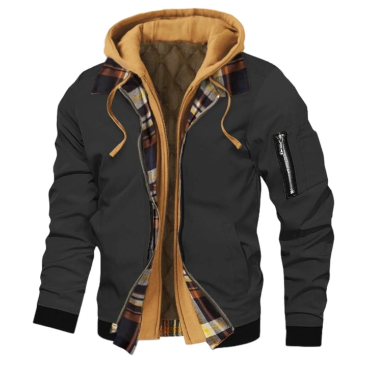 Lässige Jacke mit Kapuze