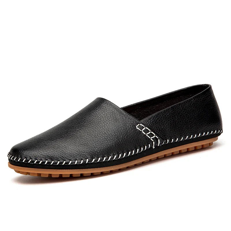 Leichte Leder Slipper