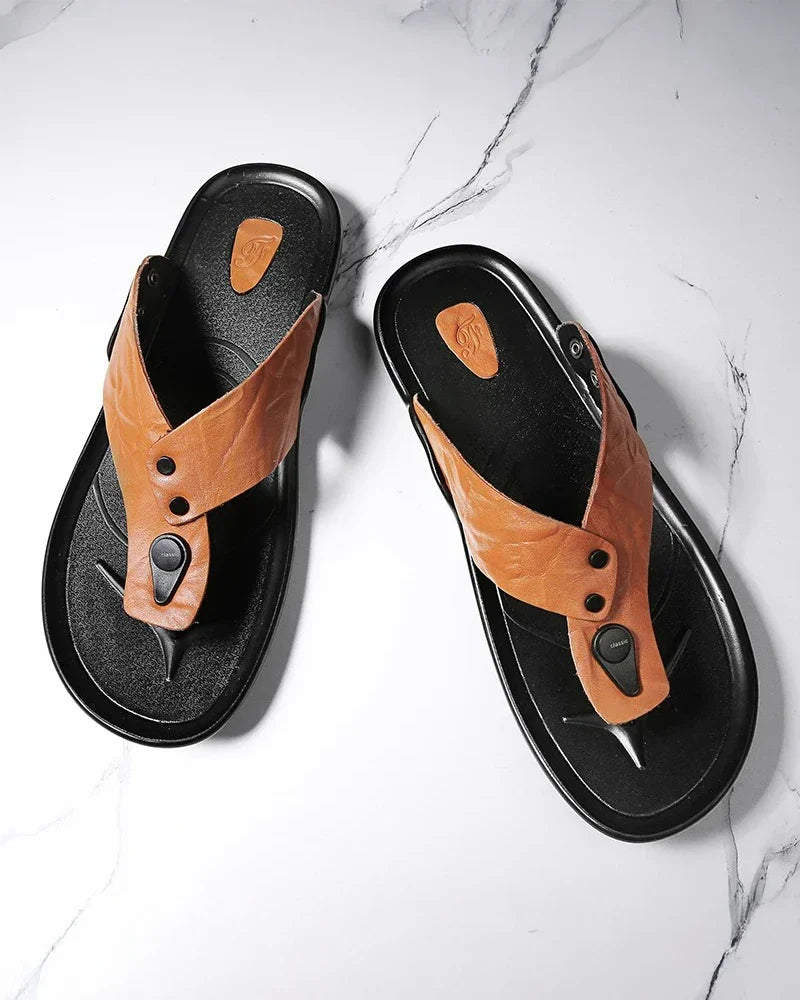 Elegante Leder Sandalen