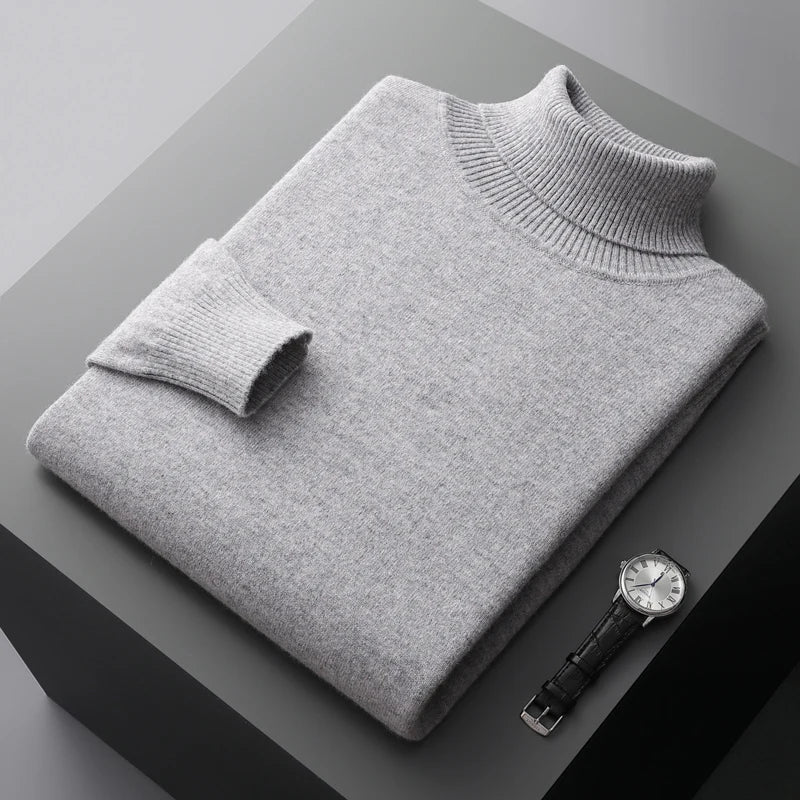 Monaco Merinowolle Rollkragenpullover