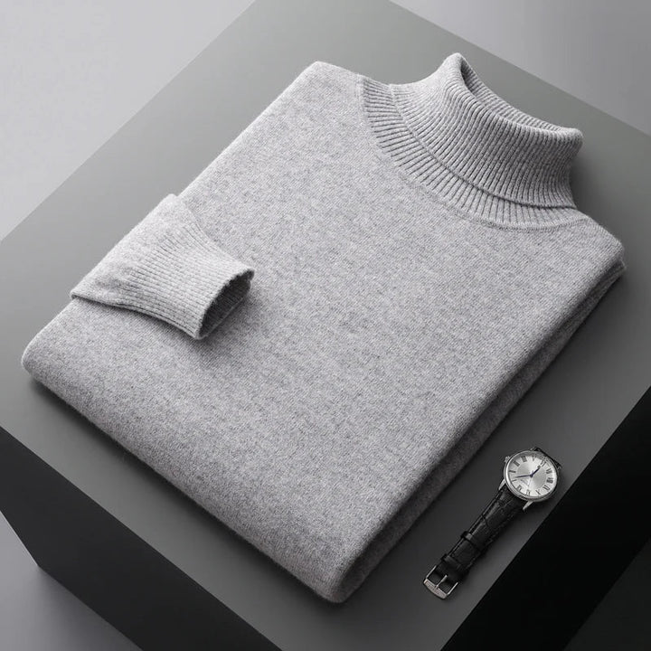 Monaco Merinowolle Rollkragenpullover