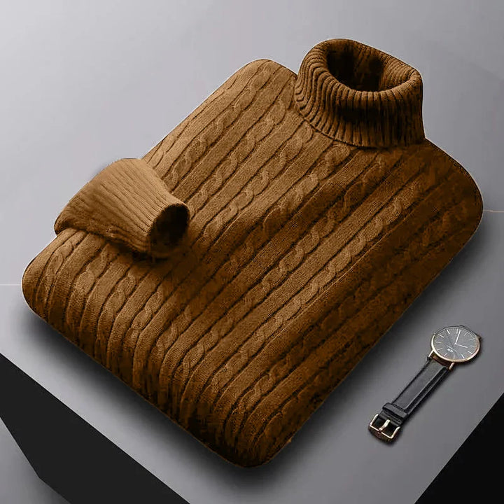 Premium Herren Rollkragenpullover