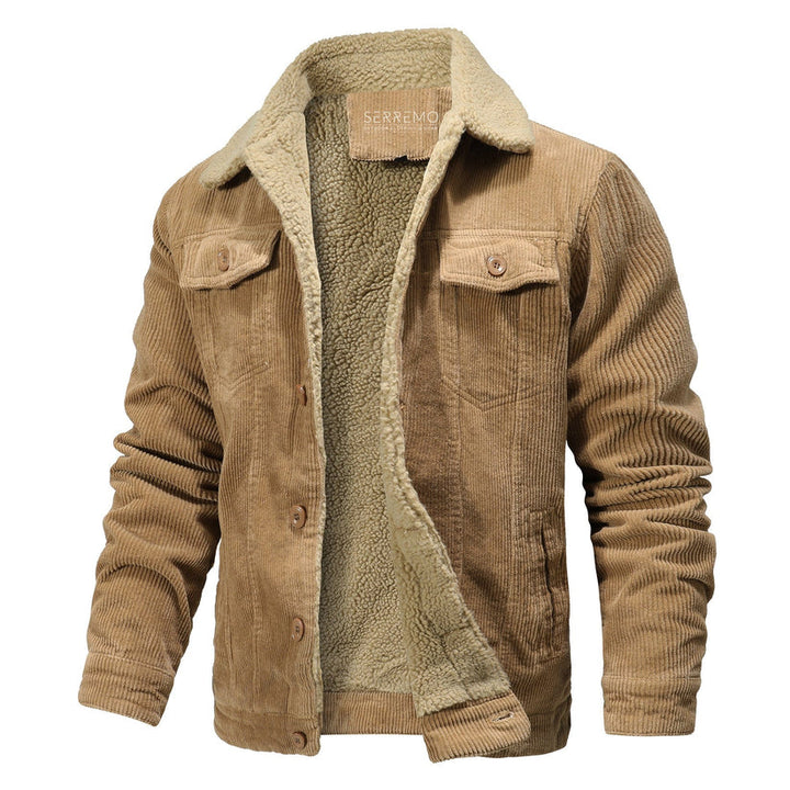 Lässige Fleecegefütterte Jacke