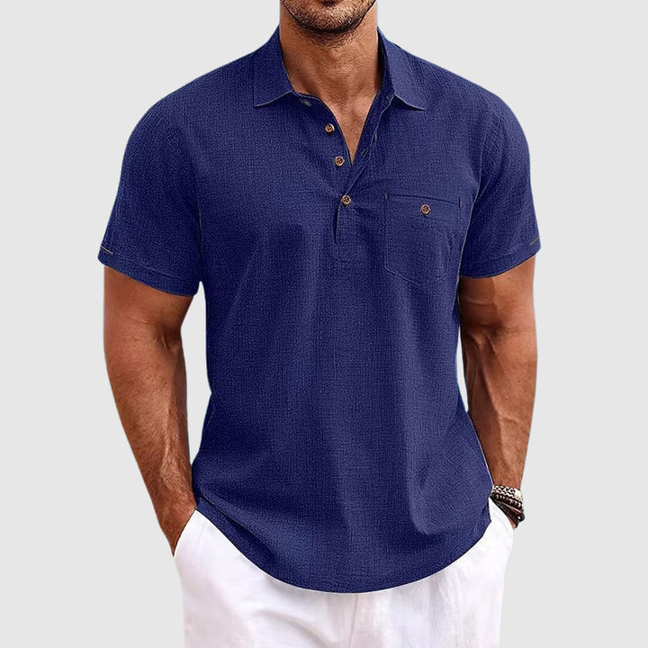 Linen Poloshirt